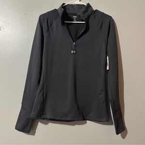 DSG Charcoal Quarter-Zip lightweight jacket women’s‎ size XS NWT